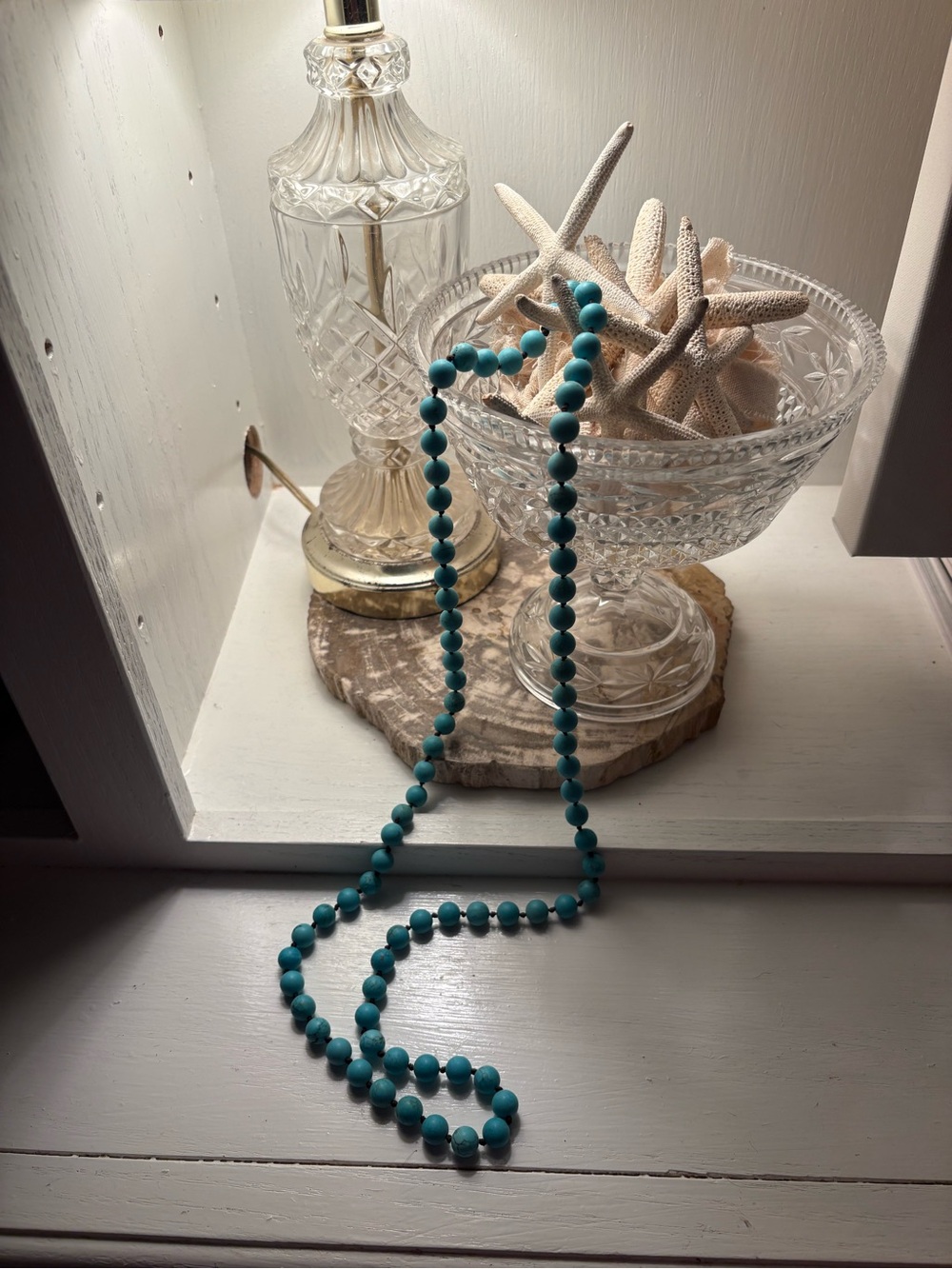 Turquoise Bead Necklace - Women Jewelry